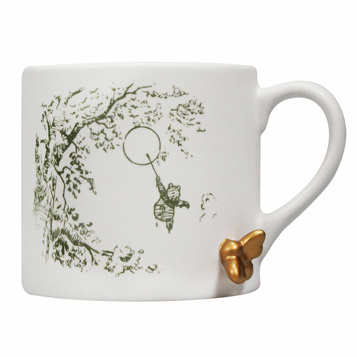 Winnie The Pooh Nordic Mug With Gold Bee 3 Winnie The Pooh Nordic Mug With Gold Bee