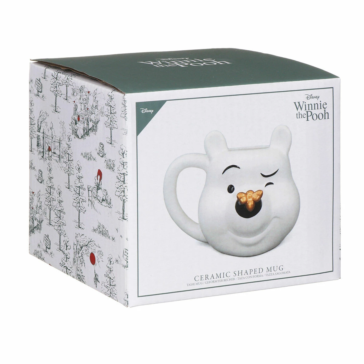 Winnie The Pooh Shaped Mug With Gold Bee 5 Winnie The Pooh Shaped Mug With Gold Bee - Image 3