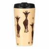 Eco Chic Beige Giraffe Stainless Steel Travel Coffee Cup -Campus Gifts Sales n26 eco chic beige giraffe stainless steel travel coffee cup 01