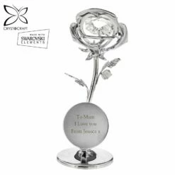 Personalised Crystocraft Rose Ornament 14 Personalised Crystocraft Rose Ornament -Campus Gifts Sales p0104i34 pmc personalised crystocraft rose ornament 1