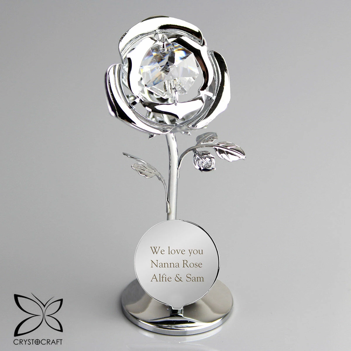Personalised Crystocraft Rose Ornament 12 Personalised Crystocraft Rose Ornament - Image 10