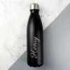 Personalised Black Metal Insulated Drinks Bottle -Campus Gifts Sales p0104l58