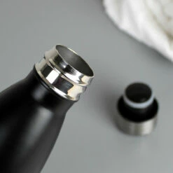 Personalised Black Metal Insulated Drinks Bottle -Campus Gifts Sales p0104l58 5