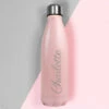 Personalised Pink Metal Insulated Drinks Bottle -Campus Gifts Sales p0104l63 5