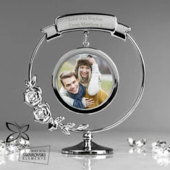 Personalised Crystocraft Photo Frame Ornament -Campus Gifts Sales p0104m23 personalised crystocraft photo frame ornament 5