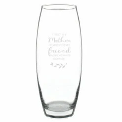 Personalised ‘First My Mother, Forever My Friend’ Bullet Vase -Campus Gifts Sales p0107d69 1 1