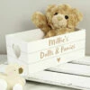 Personalised Free Text Heart White Wooden Crate -Campus Gifts Sales p0111d48 personalised free text heart white wooden crate 1