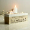 Personalised HOME Triple Tea Light Box -Campus Gifts Sales p0111e55 pmc personalised home triple tea light box 1