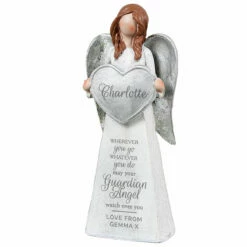 Personalised ‘Guardian Angel’ Memorial Angel Ornament 8 Personalised ‘Guardian Angel’ Memorial Angel Ornament -Campus Gifts Sales p011393 1 1