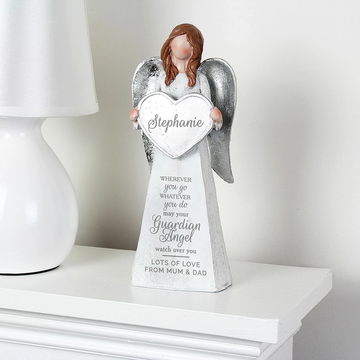 Personalised ‘Guardian Angel’ Memorial Angel Ornament 6 Personalised ‘Guardian Angel’ Memorial Angel Ornament - Image 4