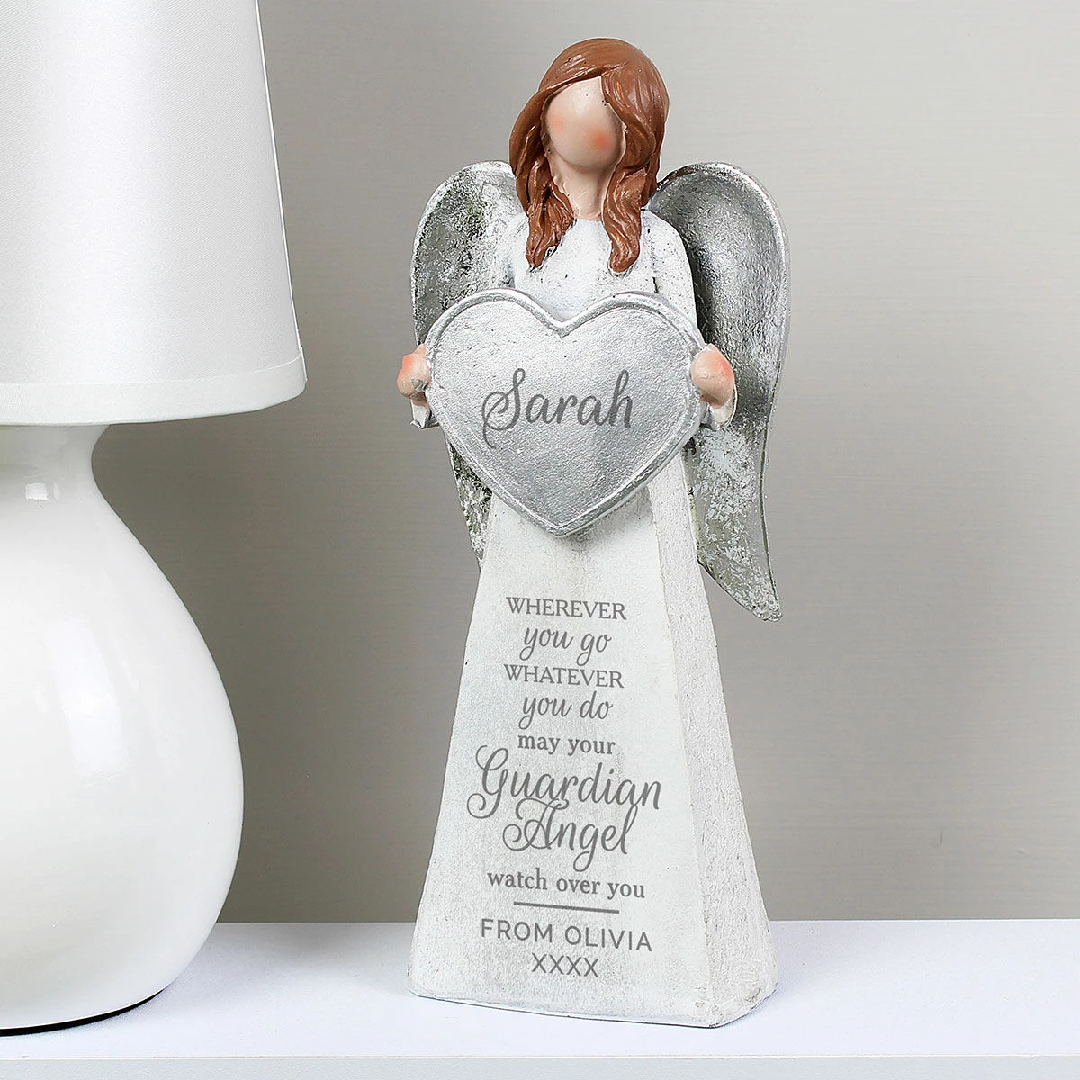 Personalised ‘Guardian Angel’ Memorial Angel Ornament 3 Personalised ‘Guardian Angel’ Memorial Angel Ornament