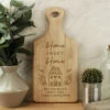 Personalised HOME Wooden Paddle Board -Campus Gifts Sales p011509 pmc personalised home round chopping board 7