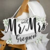 Personalised ‘Mr & Mrs’ Wooden Hanging Decoration -Campus Gifts Sales p071195 personalised mr and mrs wooden hanging decoration 1