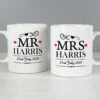 Personalised Mr & Mrs Mug Set -Campus Gifts Sales p0805b38