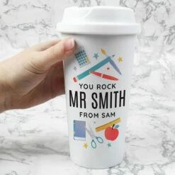 Personalised Teachers Insulated Eco Travel Cup -Campus Gifts Sales p0813b09 personalised teachers insulated eco travel cup 5