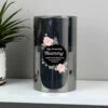 Personalised Floral Smoked Glass Jar LED Candle -Campus Gifts Sales p1007d45 2