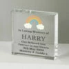 Rainbow Memorial Large Crystal Token -Campus Gifts Sales p1007e01 personalised rainbow memorial large crystal token 1