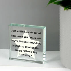 Campus Gifts Sales -Campus Gifts Sales p100d72 personalised star poem large crystal token 3