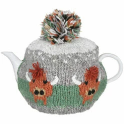 Pachamama Herd Of Highland Cows Tea Cosy -Campus Gifts Sales pachamama hcowtc herd of highland cow tea cosy 3 1