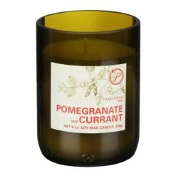Paddywax Eco 226g Pomegranate And Currant Green Recycled Glass Soy Candle -Campus Gifts Sales paddywax eg04eu eco pomegranate currant recycled glass candle 02