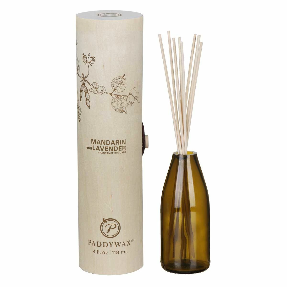Paddywax Eco Mandarin And Lavender Green Reed Diffuser 3 Paddywax Eco Mandarin And Lavender Green Reed Diffuser