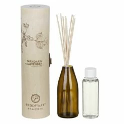 Paddywax Eco Mandarin And Lavender Green Reed Diffuser 11 Paddywax Eco Mandarin And Lavender Green Reed Diffuser -Campus Gifts Sales paddywax egfd02eu eco mandarin lavender green recycled glass reed diffuser 04