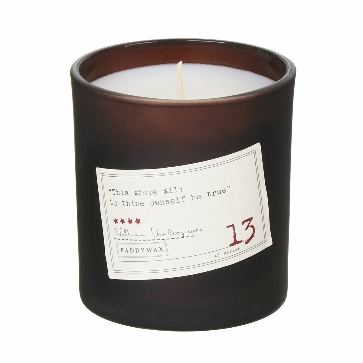 Paddywax Library 170g William Shakespeare Boxed Soy Candle 5 Paddywax Library 170g William Shakespeare Boxed Soy Candle - Image 3