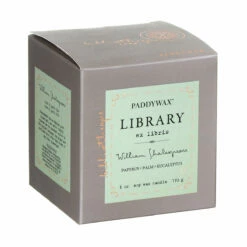 Paddywax Library 170g William Shakespeare Boxed Soy Candle 9 Paddywax Library 170g William Shakespeare Boxed Soy Candle -Campus Gifts Sales paddywax gl13eu library candle 3