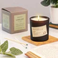 Paddywax Library 170g William Shakespeare Boxed Soy Candle 7 Paddywax Library 170g William Shakespeare Boxed Soy Candle -Campus Gifts Sales paddywax gl13eu library candle lifestyle