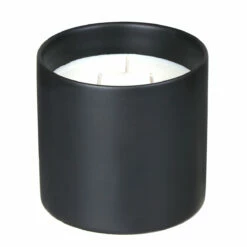 Paddywax Hygge 425g 3 Wick Bergamot & Mahogany Black Ceramic Soy Candle -Campus Gifts Sales paddywax hy1503eu large hygge candle 3