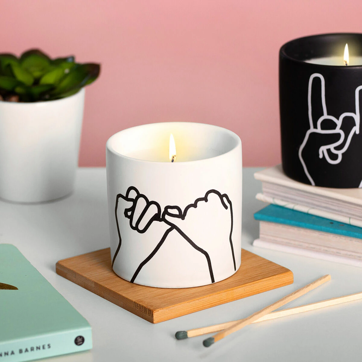 Paddywax Impressions 163g ‘Pinky Promise’ Wild Fig & Cedar Soy Candle 4 Paddywax Impressions 163g ‘Pinky Promise’ Wild Fig & Cedar Soy Candle - Image 2