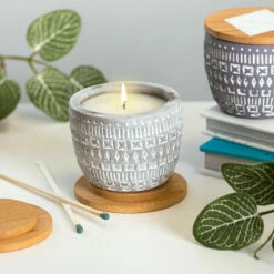 Paddywax Sonora 85g Tobacco & Patchouli Concrete Soy Candle -Campus Gifts Sales paddywax sn0305eu sonora candle lifestyle