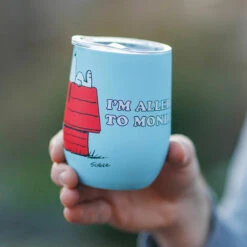 House Of Disaster Peanuts ‘I’m Allergic To Mondays’ Travel Tumbler -Campus Gifts Sales peacupmo house of disaster peanuts im allergic to mondays travel tumbler lifestyle1