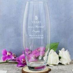 Campus Gifts Sales -Campus Gifts Sales personalised memento company p0107e81 anniversary bullet vase 1