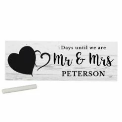 Personalised Rustic Countdown Wooden Block Sign 15 Personalised Rustic Countdown Wooden Block Sign -Campus Gifts Sales personalised memento company p1011d53 rustic chalk countdown wooden block sign 2