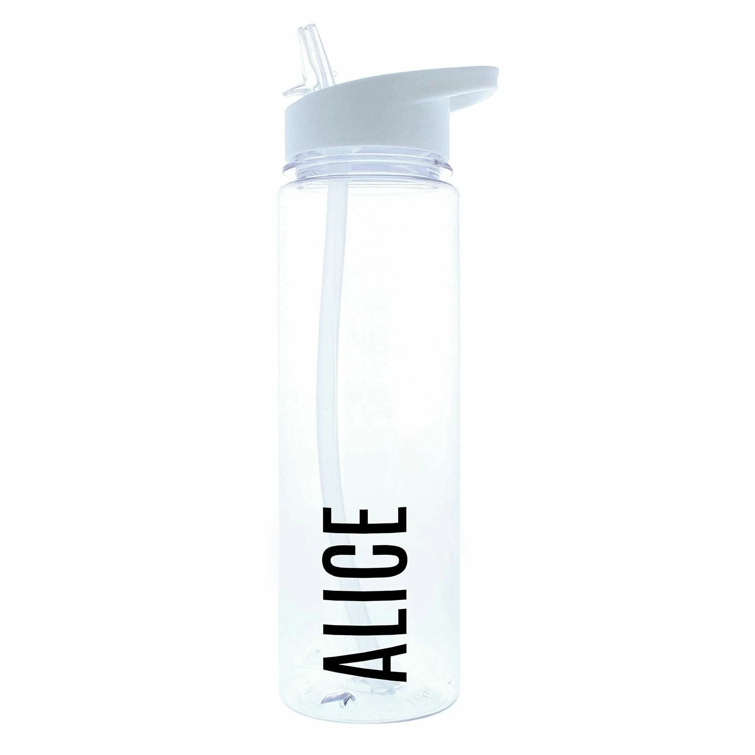 Personalised Black Letter Water Bottle 8 Personalised Black Letter Water Bottle - Image 6