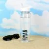 Personalised Black Letter Water Bottle -Campus Gifts Sales personalised memento company p103209 black letter water bottle 3