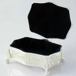 Personalised Small Antique Trinket Box -Campus Gifts Sales personalised memento small antique trinket p0102b62 image 2