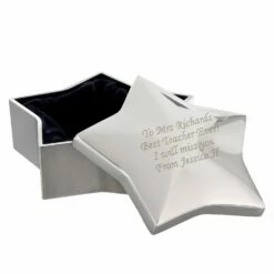 Personalised Star Trinket Box -Campus Gifts Sales personalised momneto company p0102b96 star trinket box 3