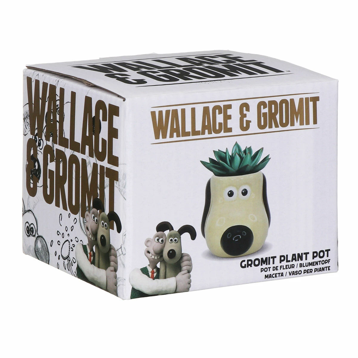 Wallace & Gromit– Gromit Shaped Plant Pot 6 Wallace & Gromit– Gromit Shaped Plant Pot - Image 4