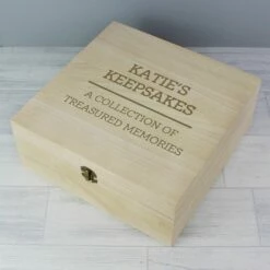 Personalised Large Wooden Keepsake Box -Campus Gifts Sales pmc p1014a53 wooden keepsake box 5