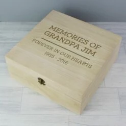 Personalised Large Wooden Keepsake Box -Campus Gifts Sales pmc p1014a53 wooden keepsake box 7