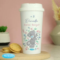 Me To You Personalised Floral Travel Mug 13 Me To You Personalised Floral Travel Mug -Campus Gifts Sales pmc personalised p0813b95 me to you floral insulated reusable eco travel cup 06