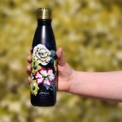 Joules Cambridge Floral Insulated Water Bottle -Campus Gifts Sales portico joules jls1904 insulated water bottle lifestyle