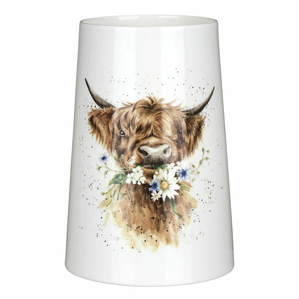Wrendale Cow 'Daisy Coo' 20cm Vase 3 Wrendale Cow 'Daisy Coo' 20cm Vase