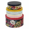 Joules Cambridge Floral Set Of 3 Nesting Cake Tins -Campus Gifts Sales proticco joules jls1903 set of 3 nest cake tins 01