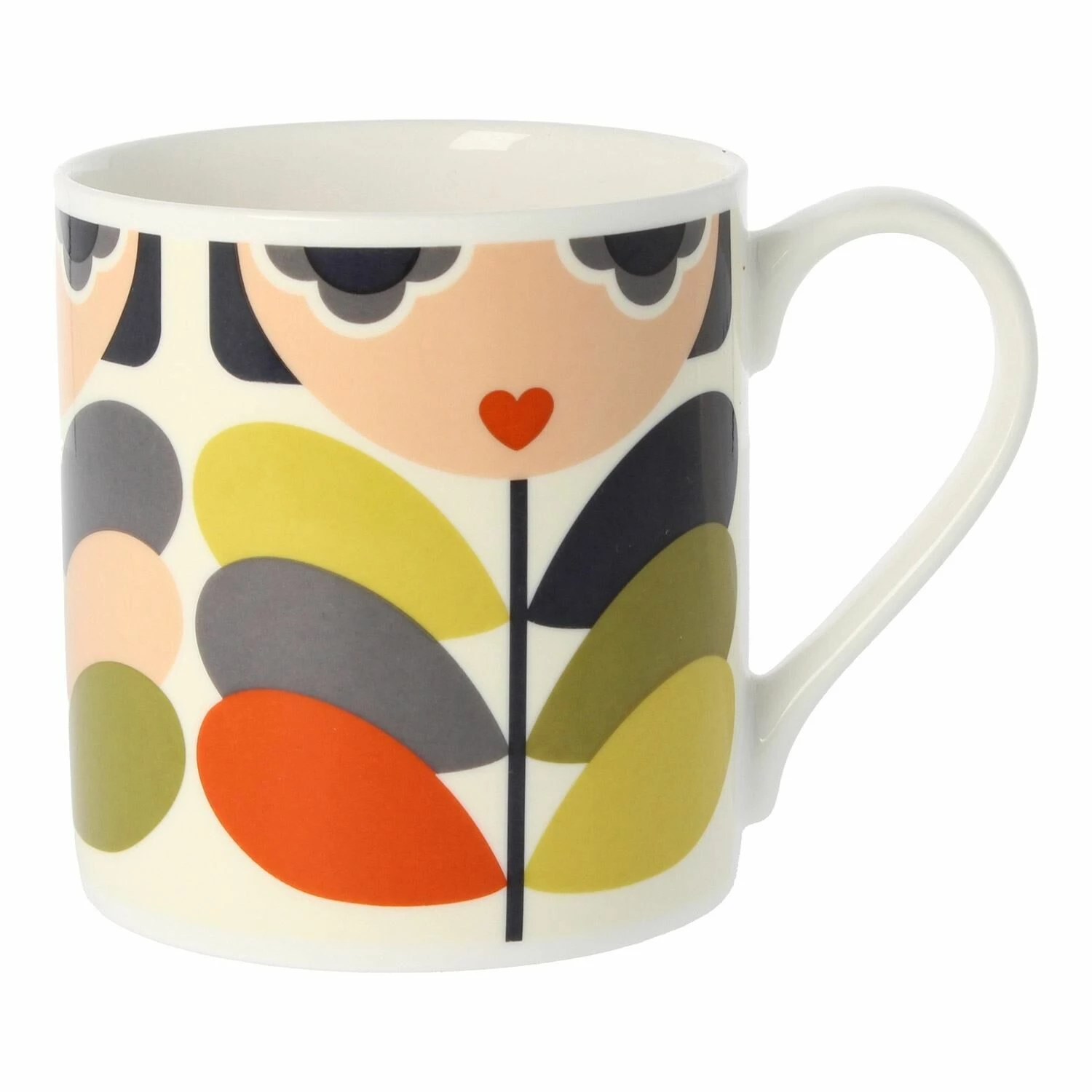 Orla Kiely Lady Stem Multi Large Mug 3 Orla Kiely Lady Stem Multi Large Mug