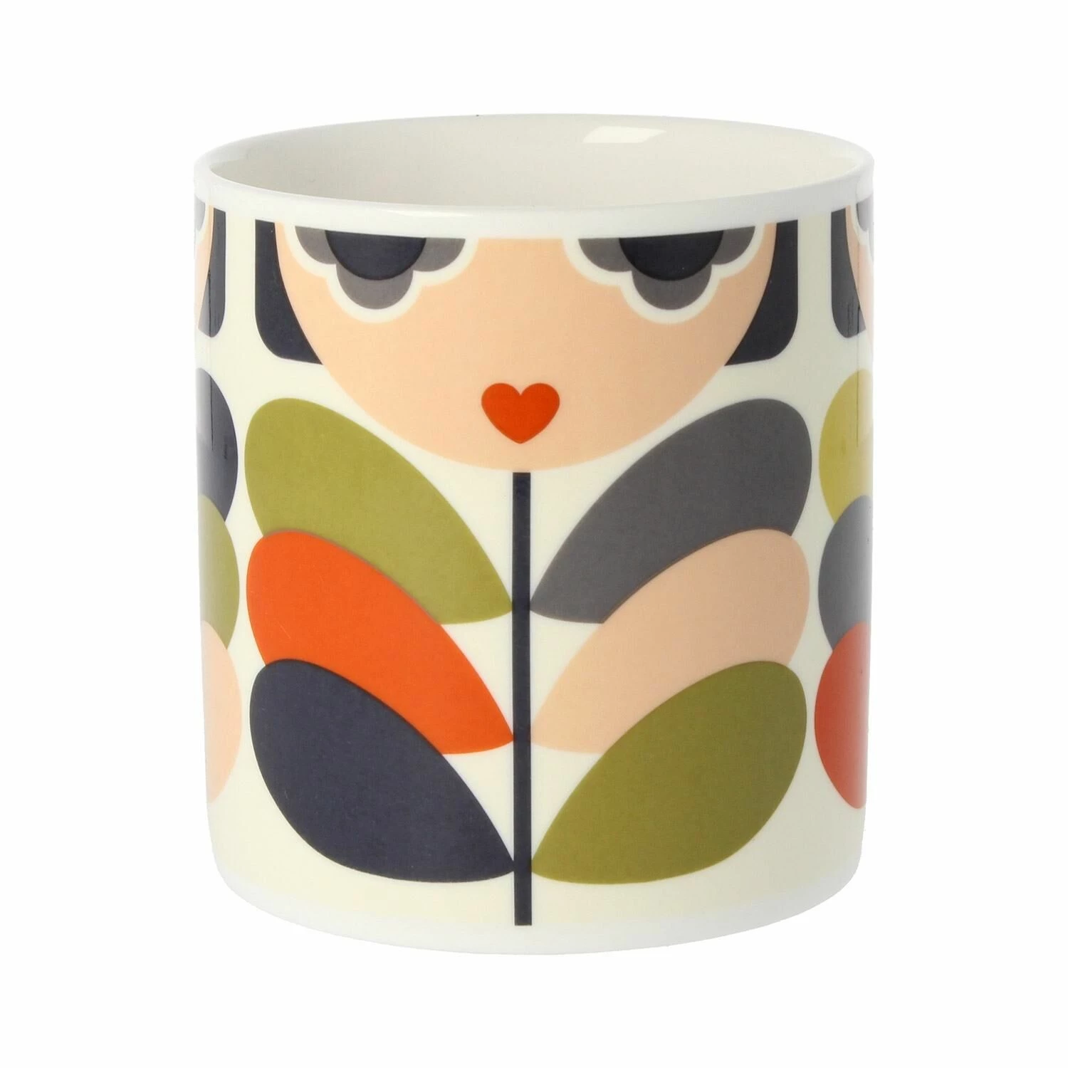 Orla Kiely Lady Stem Multi Large Mug 4 Orla Kiely Lady Stem Multi Large Mug - Image 2