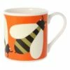 Orla Kiely Busy Bee Orange Large Mug -Campus Gifts Sales qok134