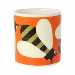 Orla Kiely Busy Bee Orange Large Mug -Campus Gifts Sales qok134b